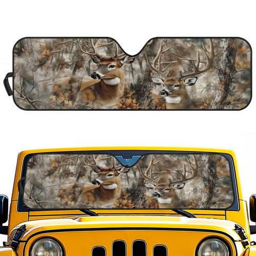 Windshield Sun Shade for Jeep Wrangler JL/JLU 2018–2025