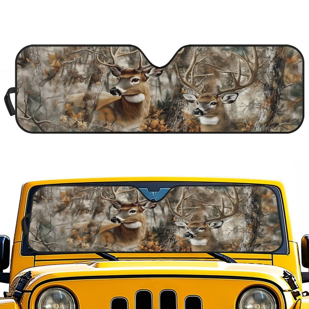 Jeep Wrangler Jl/Jlu Windshield Sun Shade Camo 2018Â2025 9180333447244