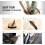 Natural Assorted Hat Feathers for Fedora Cowboy Hats 10 pcs 5