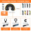Titanium Bi-Metal Oscillating Saw Blades 4-Pack 7