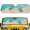 Beach Turtle Windshield Sun Shade for Jeep Wrangler and 5
