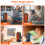 Portable PTC Ceramic Space Heater 1200W with Oscillation 6