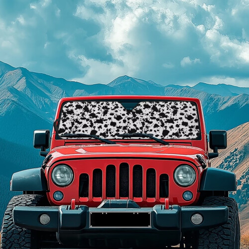 Windshield Sun Shade for Jeep Wrangler TJ JK JL Gladiator 2