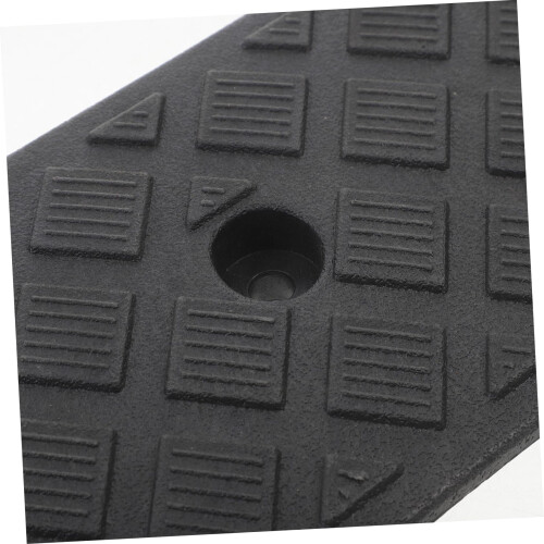 Heavy Duty Plastic Curb Ramps 3000LB 2-Pack Black 1