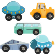 Wooden Train Toys for Toddlers 5pcs