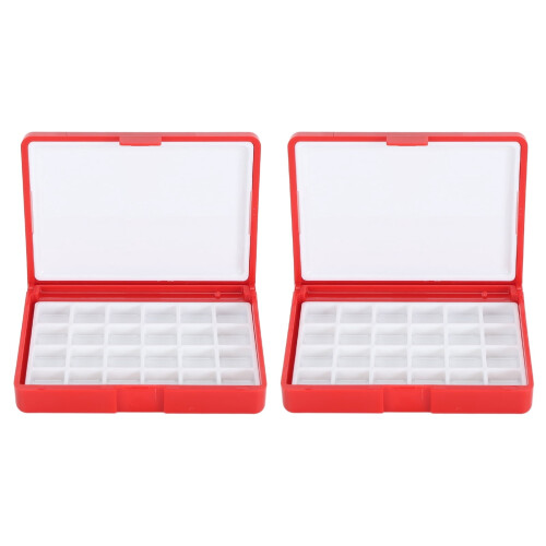 Empty Watercolor Box Plastic Paint Saver Palette for Art