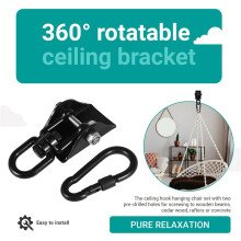 Ceiling Hook Hanging Chair 360 Rotate Swing Hanger 450KG Swing Suspension Hook for Punching Bag,Hammock,Yoga,Etc