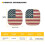 Vintage American Flag Car Sun Shade 2 Pack 4