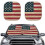 Vintage American Flag Car Sun Shade 2 Pack 1