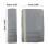 Microfiber Car Seatbelt Pad Covers Gray 2 pcs 27x6.5 cm 5