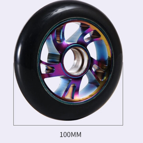 Scooter Replacement Wheels PU 100mm 2 pcs 1