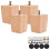 Wooden Sofa Legs Set 4 pcs 6 cm Solid Wood M8 2
