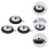 Rubber Choke Bathtub Drain Stopper with Chain 3 Pcs 4