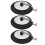 Rubber Choke Bathtub Drain Stopper with Chain 3 Pcs 5