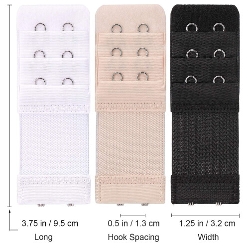 Women's Bra Extender Strap Soft Elastic 6 Pieces 1