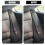 Microfiber Car Seatbelt Pad Covers Gray 2 pcs 27x6.5 cm 3