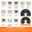 Oscillating Saw Blades Set Universal Semi-Circle Titanium 2