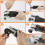Oscillating Saw Blades Set Universal Semi-Circle Titanium 5