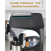 Top Mat for Luxe Espresso Coffee Machine ES601-Protects Top Surface-Food-Grade Silicone-Grinder Access Unblocked