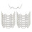 Wire Glazing Clips Stainless Steel 100 pcs 2
