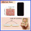 Compact Floral Pocket Mirror Square Pink Mini Mirror 2
