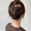 Women's Beige Hair Clip Solid Color One Size 8