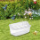 Railing Bird Feeder Clear Spill-Proof Food Box 2