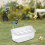 Railing Bird Feeder Clear Spill-Proof Food Box 4