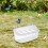 Railing Bird Feeder Clear Spill-Proof Food Box 5