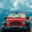 Beach Turtle Windshield Sun Shade for Jeep Wrangler and 2