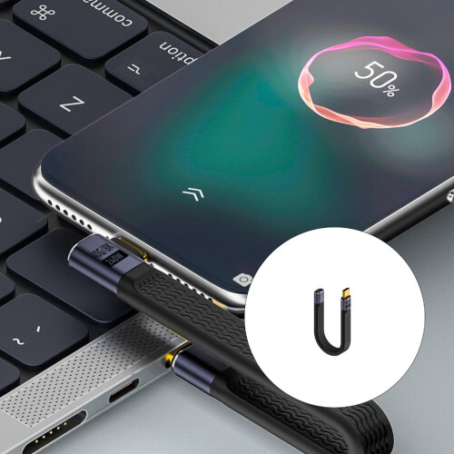 USB-C-oplaadkabel 240W 40Gbps 1m flexibel 1
