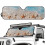 Foldable Windshield Sun Shade for Jeep Wrangler Compass 2