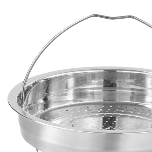 Stainless Steel Steamer Basket with Handle 20cm 2