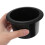 BESTONZON Plastic Sofa Cup Holder Insert 8 pcs Black 3