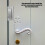 Goohochy Interior Door Lock Silver Aluminum 1 Pack 5