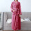 Women's Terry Cloth Bathrobe Soft Warm Double-Faced with 6