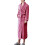 Women's Terry Cloth Bathrobe Soft Warm Double-Faced with 3