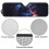 Windshield Sun Shade for Wrangler JK/JKU/TJ Galaxy Wolf 6