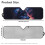 Windshield Sun Shade for Wrangler JK/JKU/TJ Galaxy Wolf 7