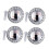 Crystal Drawer Handles White Modern Knob 2 pcs 4