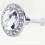 Crystal Drawer Handles White Modern Knob 2 pcs 8