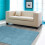 European solid color living room rug thickened washable 5