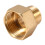 Brass water pipe adapter reducer for sanitary connections 3