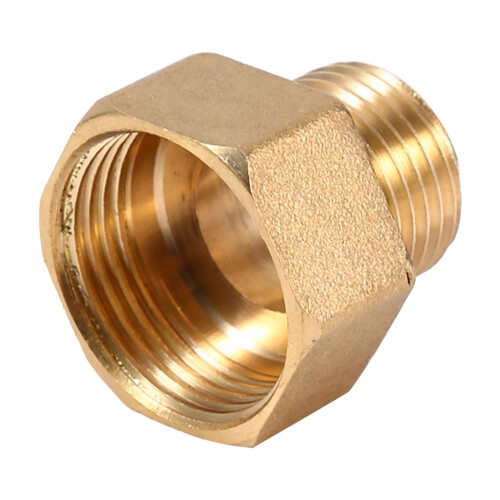 Brass water pipe adapter reducer for sanitary connections 2