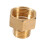 Brass water pipe adapter reducer for sanitary connections 5