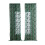 Green lace curtains with sled embroidery 2 panels 2