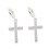 Soumake Cross-Shaped Alloy Earrings for Women 2