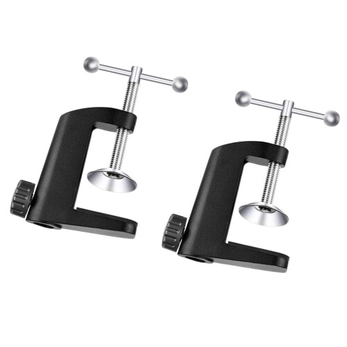 C-Clamp Base Stand Aluminum Alloy 2 Pcs 2