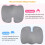 Memory Foam Seat Cushion Orthopedic 1 Piece 5