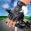 PU Leather Studded Half-Finger Motorcycle Gloves 8